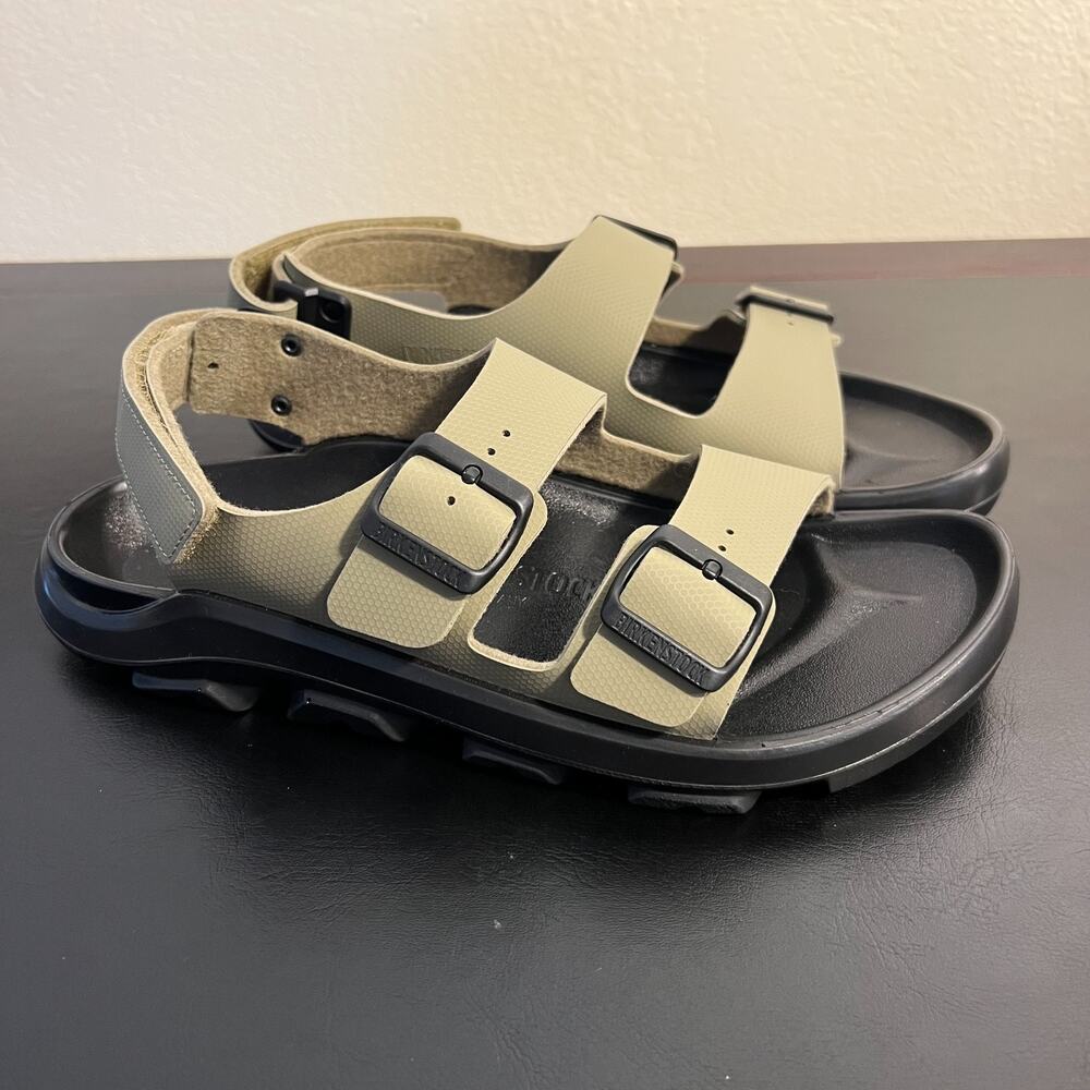 Birkenstock Mogami Terra Sandals Mens US 9 EU 42 Green Birko-Flor
